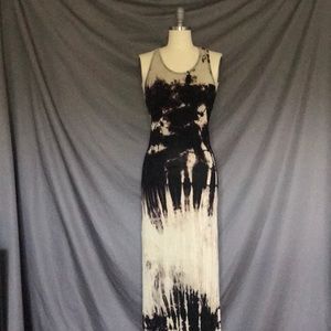 Stretchy Maxi Halter Dress